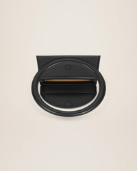 Sac Rond en cuir - Black