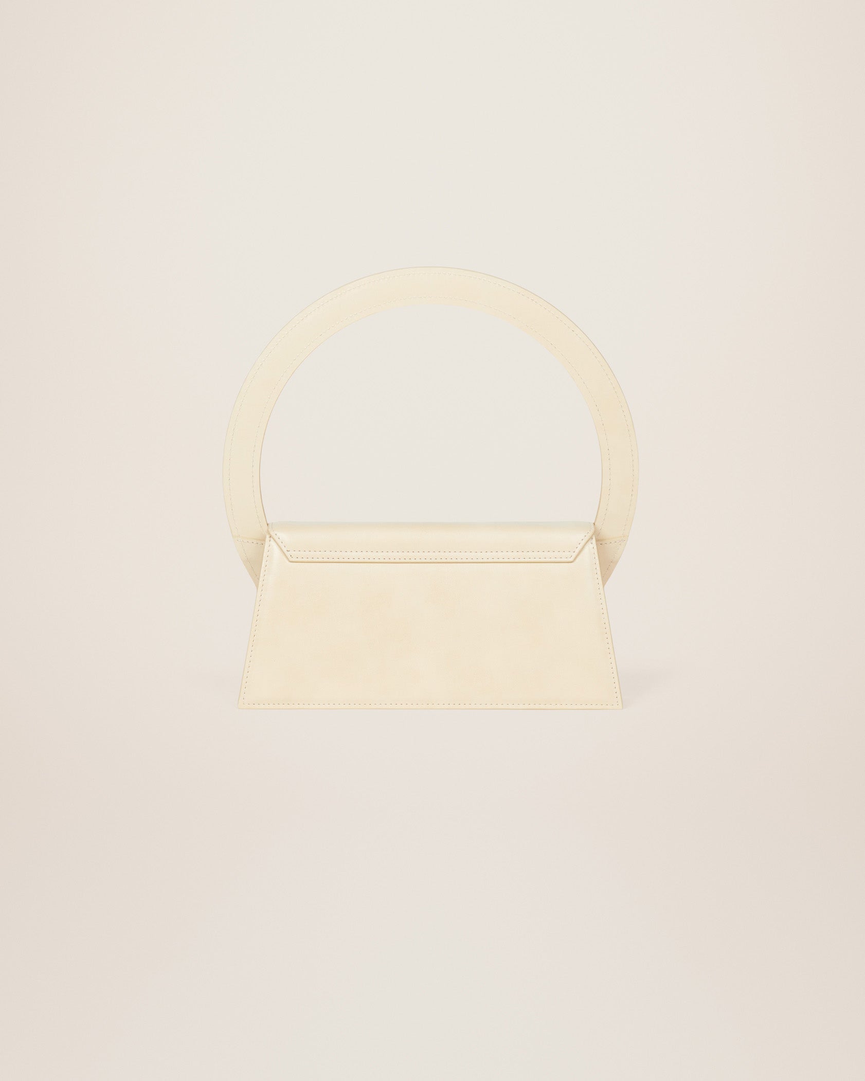 Sac Rond en cuir - Ivory