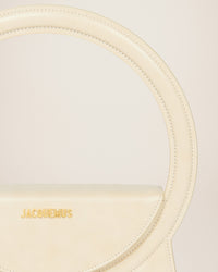 Sac Rond en cuir - Ivory