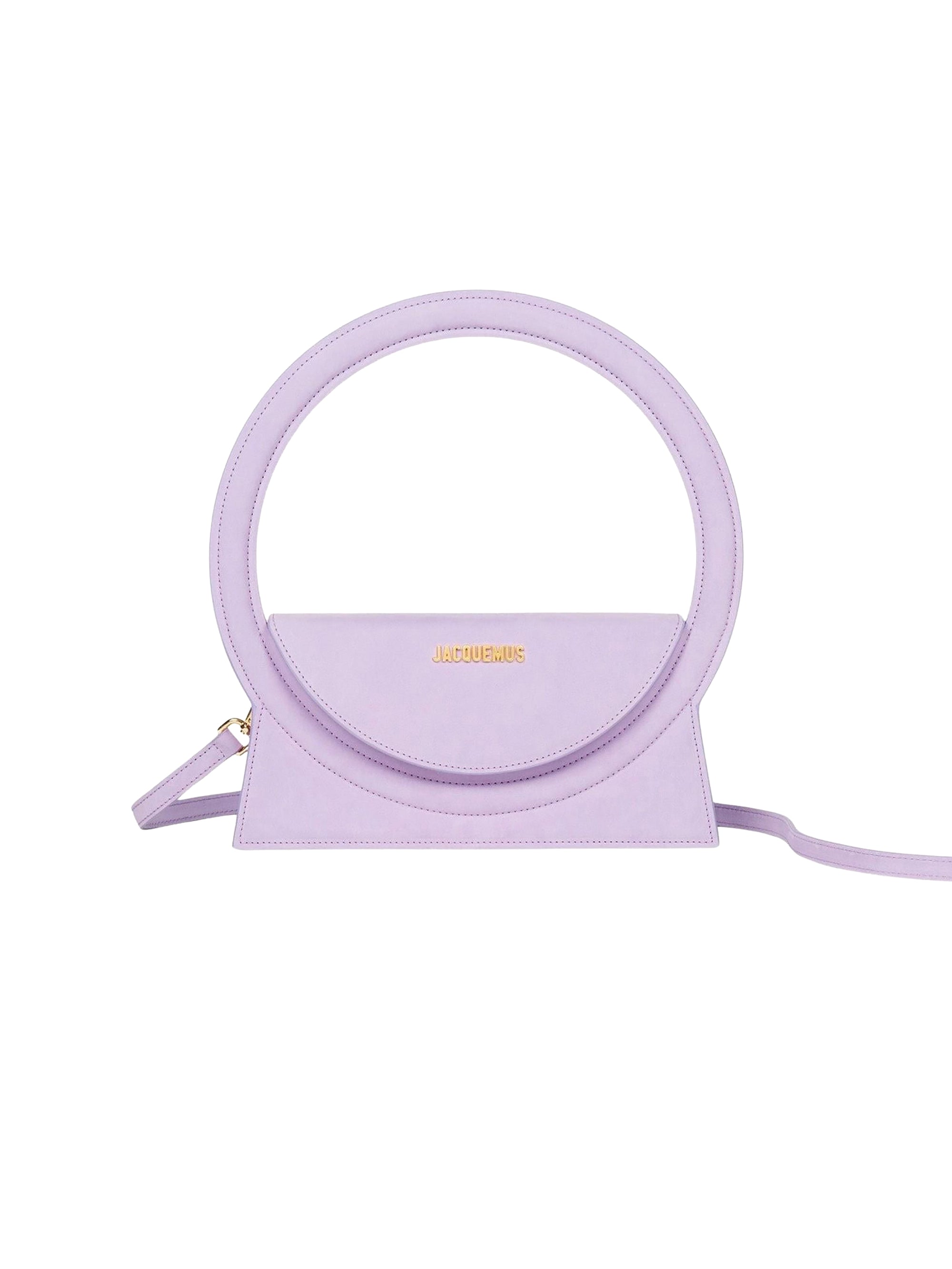 Sac Rond en cuir - Lilac
