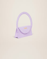 Sac Rond en cuir - Lilac