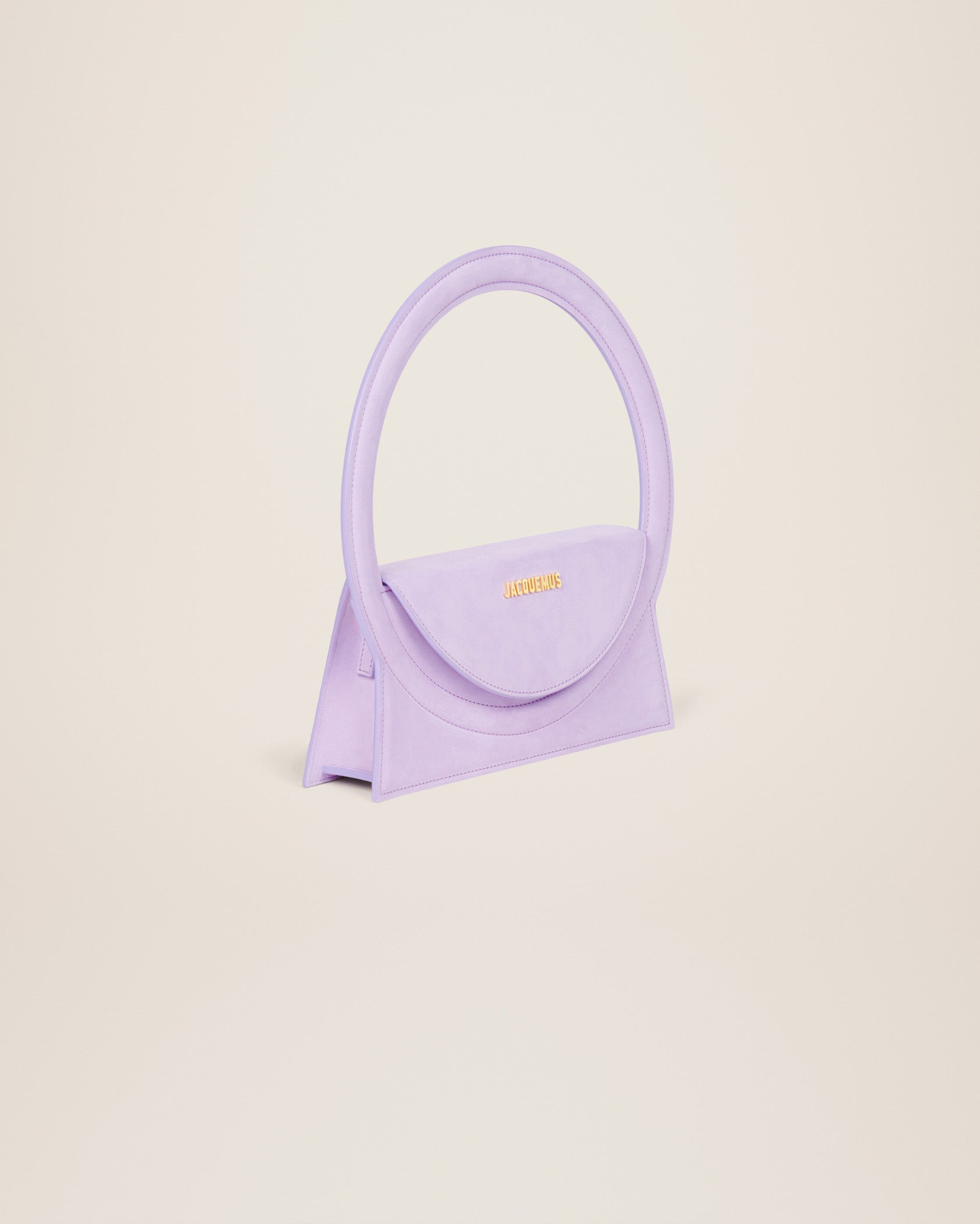 Sac Rond en cuir - Lilac