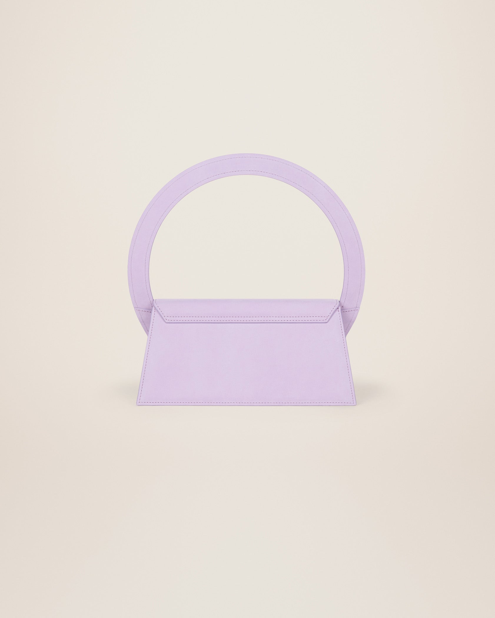Sac Rond en cuir - Lilac