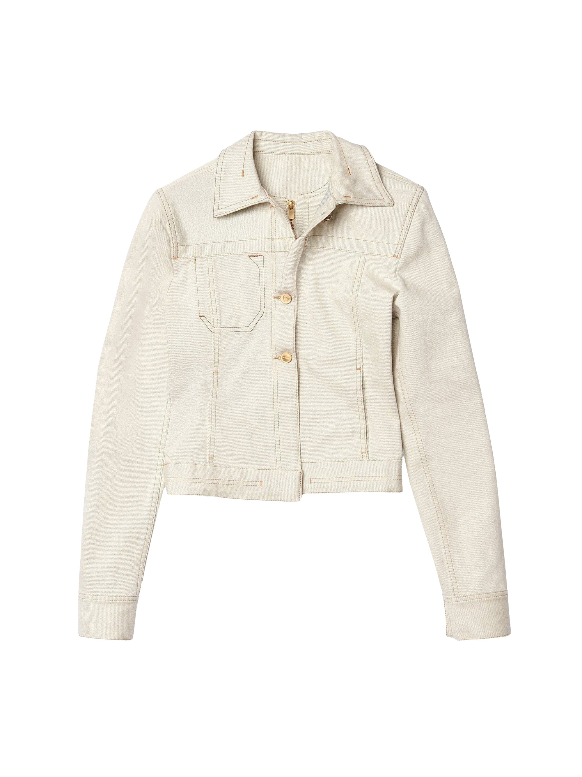 OFF WHITE/LIGHT BEIGE LA VESTE DE NIMES PAPIER