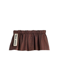 Top bandeau Tekla x Jacquemus à logo - Brown Stripes
