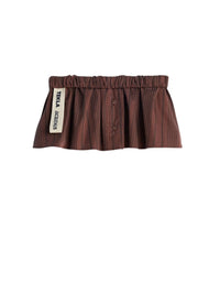 Top bandeau Tekla x Jacquemus avec logo - Brown Stripes
