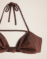 BROWN STRIPES LA BRASSIÈRE TEKLA