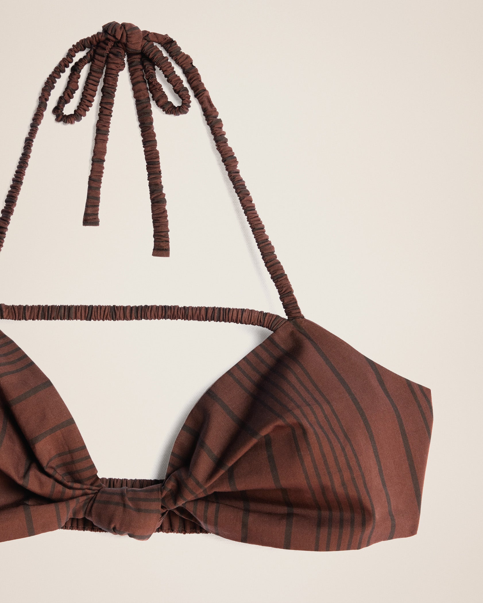 BROWN STRIPES LA BRASSIÈRE TEKLA