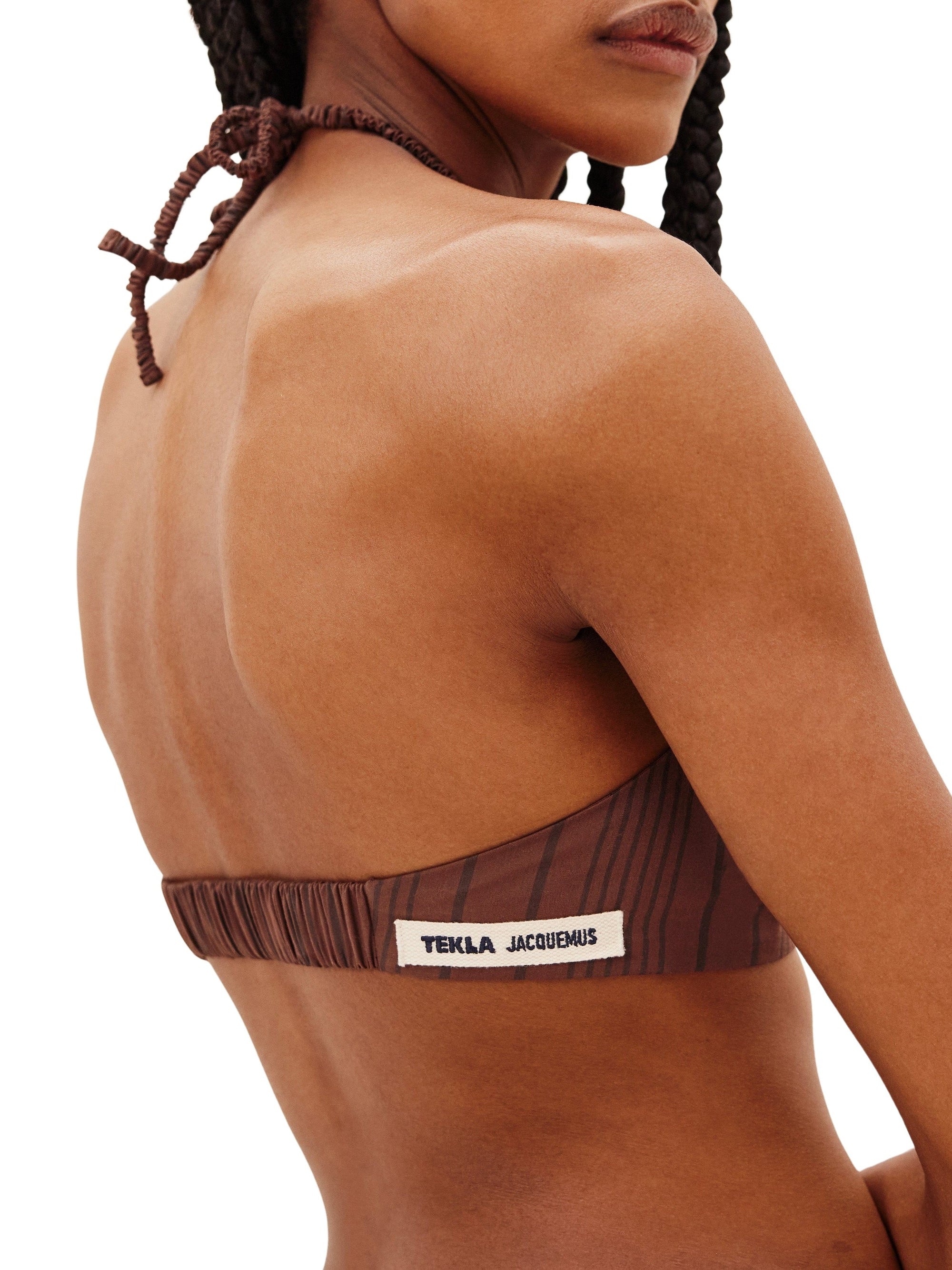 BROWN STRIPES LA BRASSIÈRE TEKLA