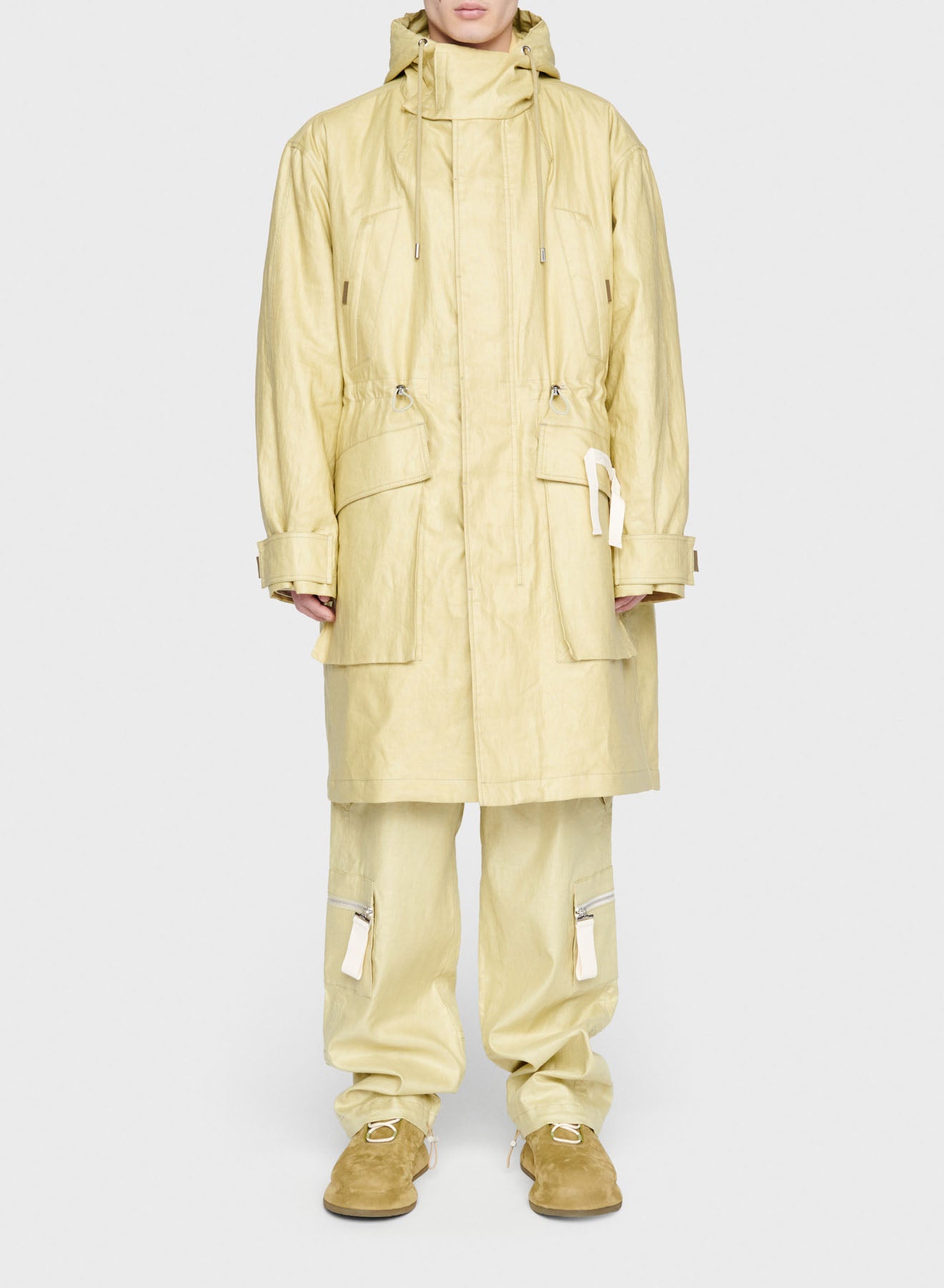 LIGHT GREEN LA PARKA COZI