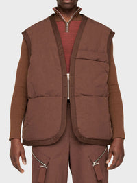 150€ / 6 sold //7 QTY / ST86%   Veste Pino sans manches - Brown
