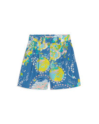 Beatrice print shorts - Blue