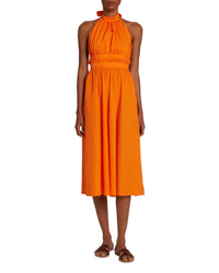 Robe midi August - Orange