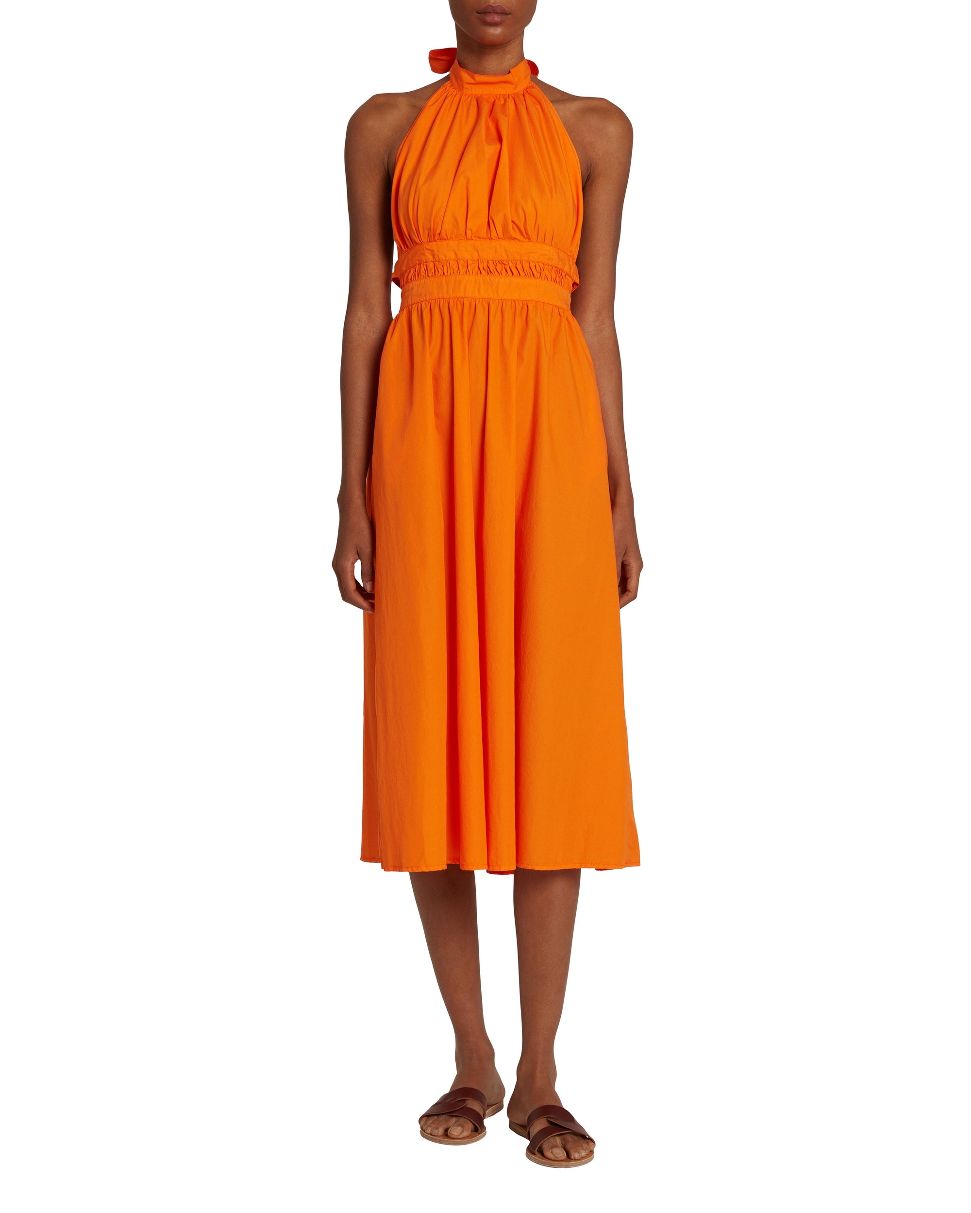 Robe midi August - Orange