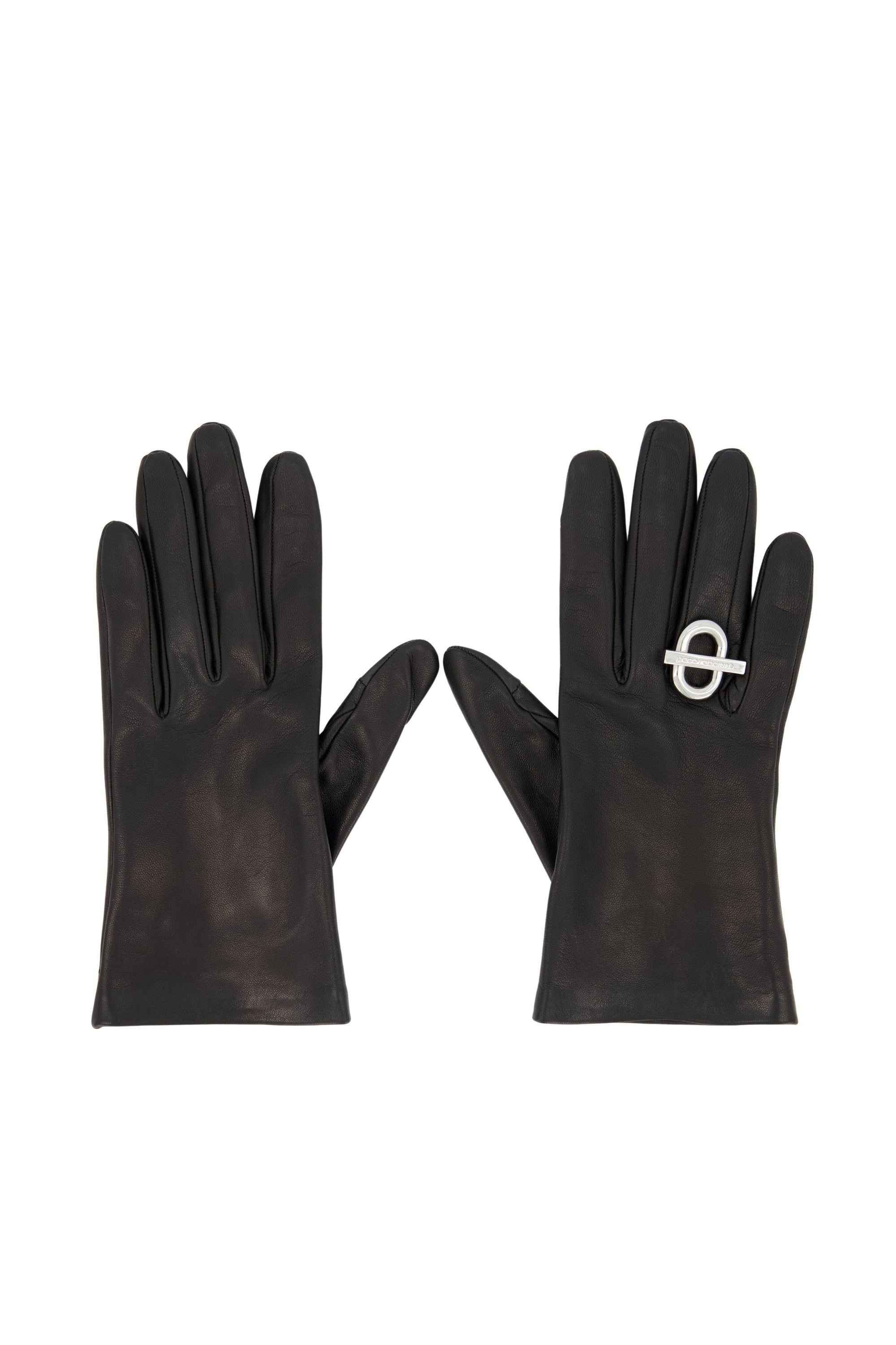 Gants XL link en cuir - Black