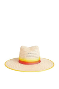 YELLOW CINDY STRAW SUNRISE Chapeau de paille naturelle