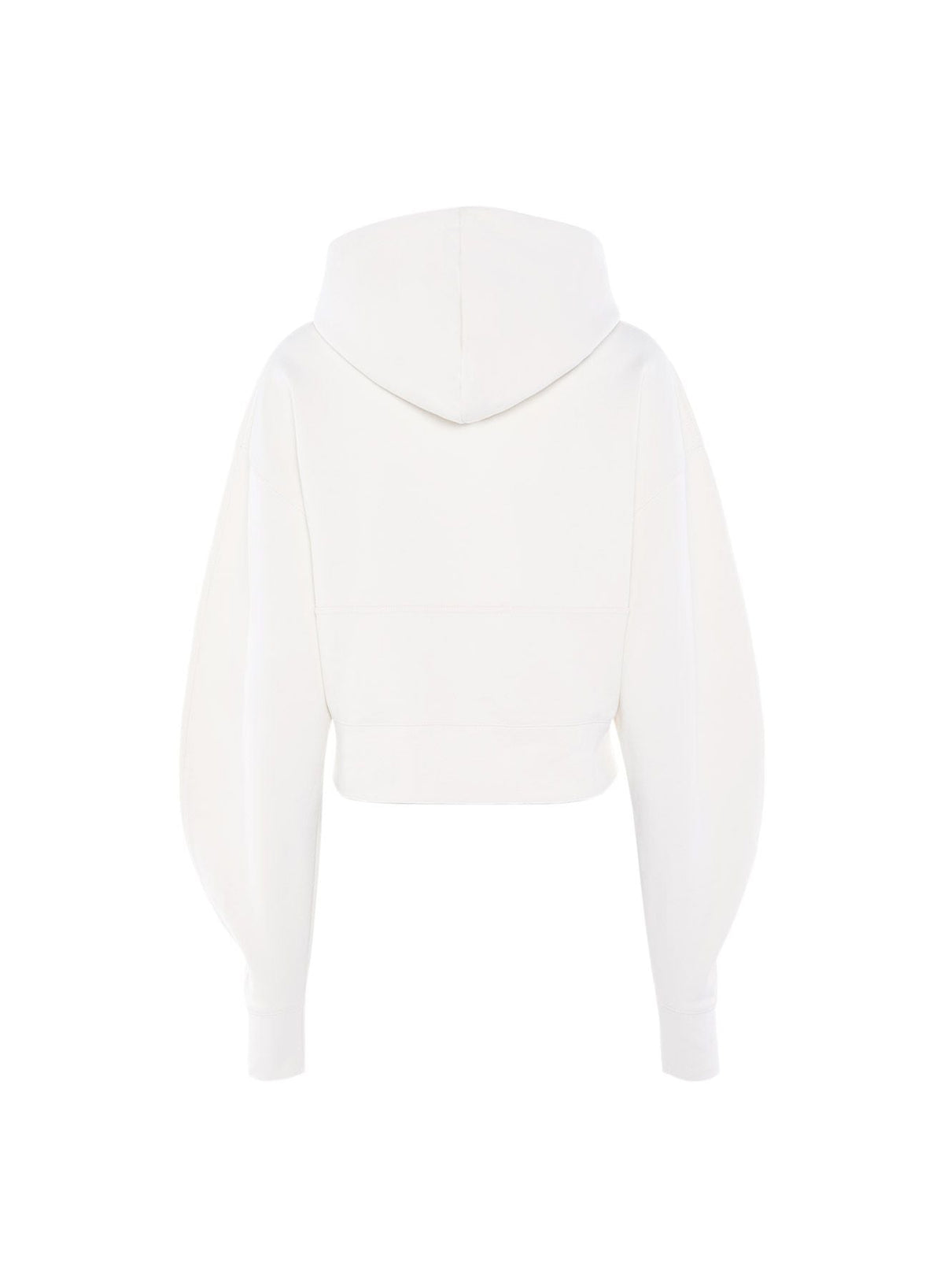 IVORY // Logo cotton hoodie