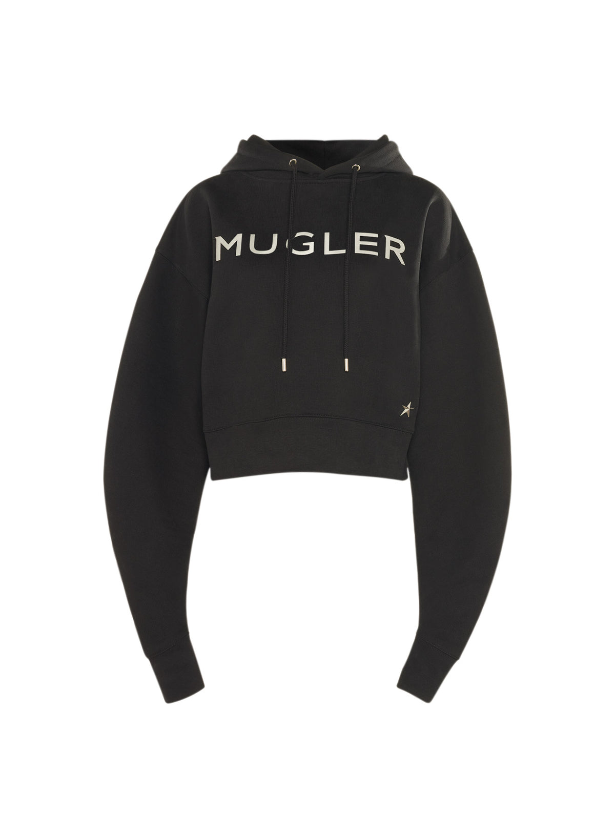 Sweat à capuche en coton avec logo - Black
