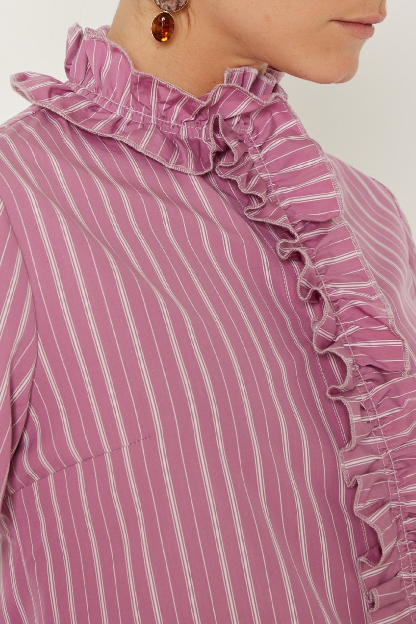 LILAC HILARY SHIRT Chemise à volants