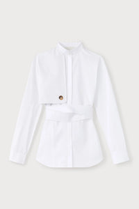 Chemise Hans iconique en popeline - White