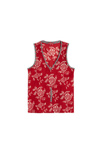 Blouse Banyan en coton - Red