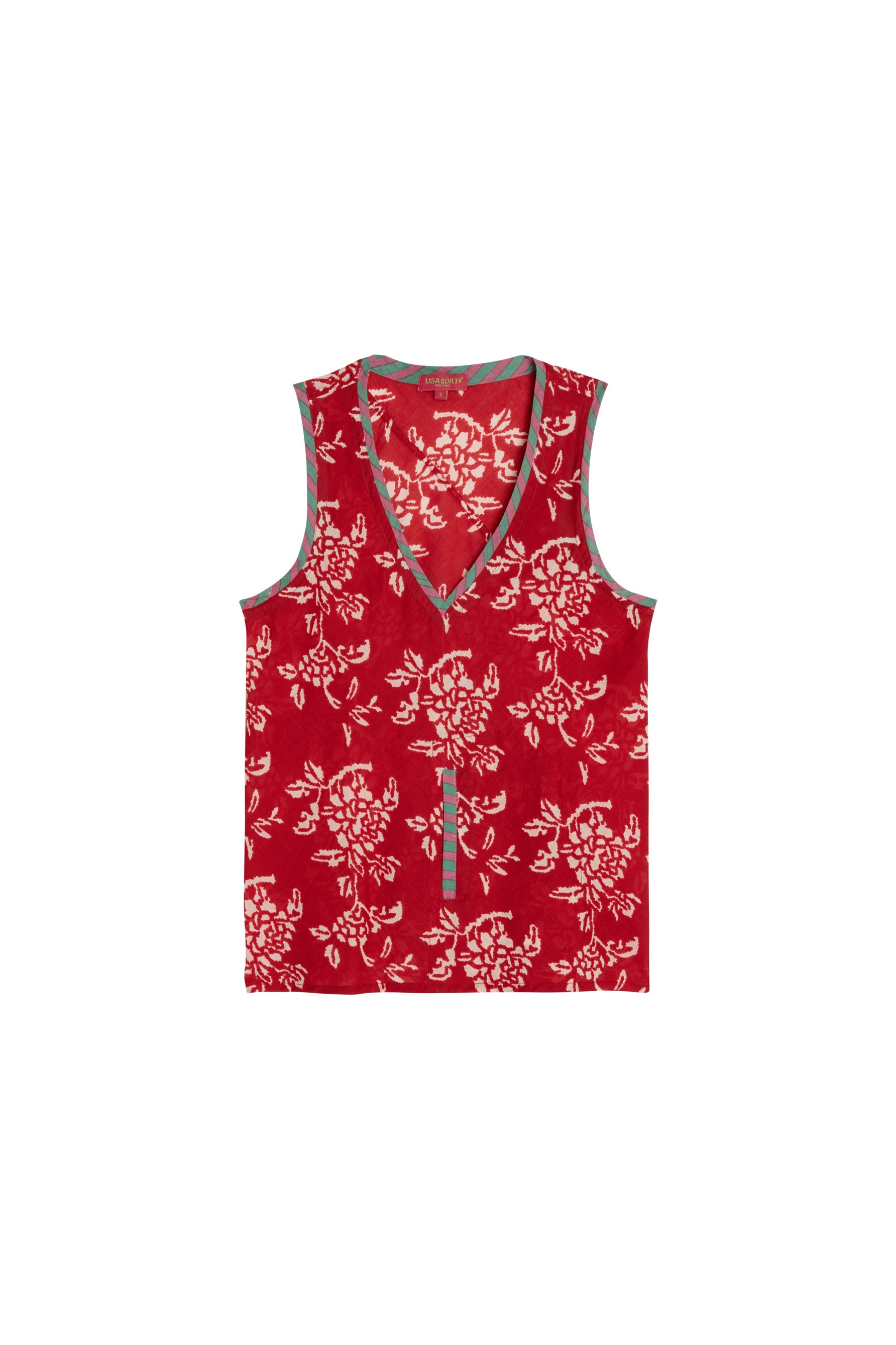 Blouse Banyan en coton - Red