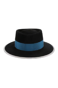 BLACK & BLUE GERHARD FELT chapeau de feutre à larges bords