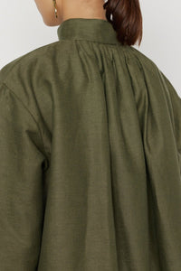 KAKI ROBERT SHIRT Chemise à col montant