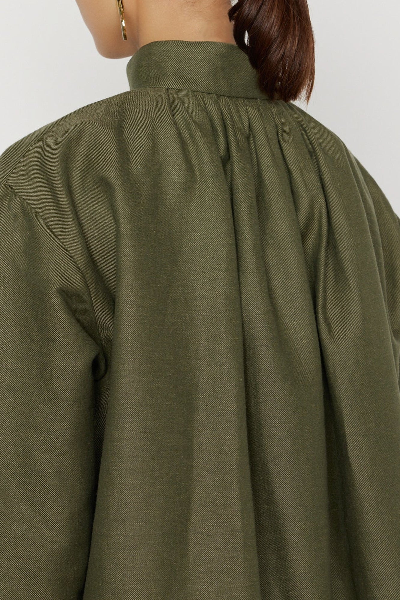 KAKI ROBERT SHIRT Chemise à col montant