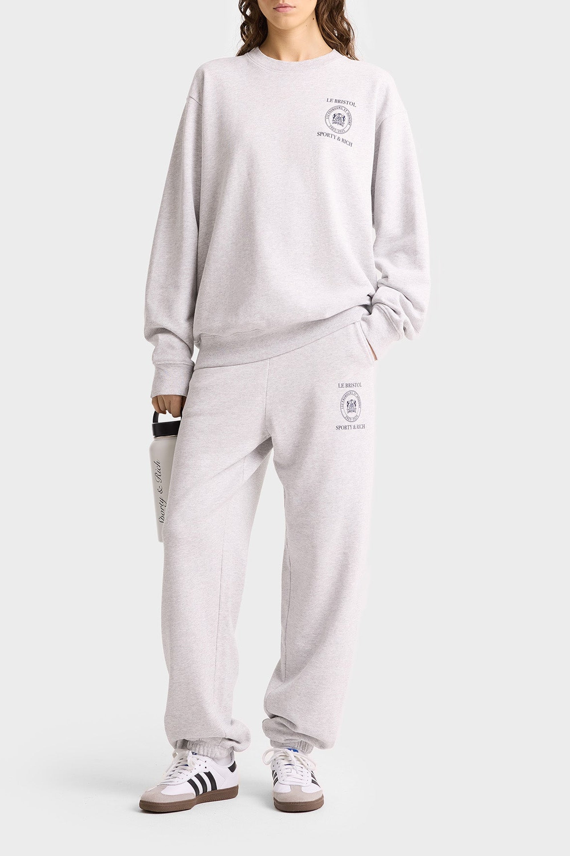 Pantalon de survêtement Crest Seal 100th imprimé - Heather Gray