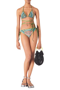 Haut de bikini imprimé - Multicolor