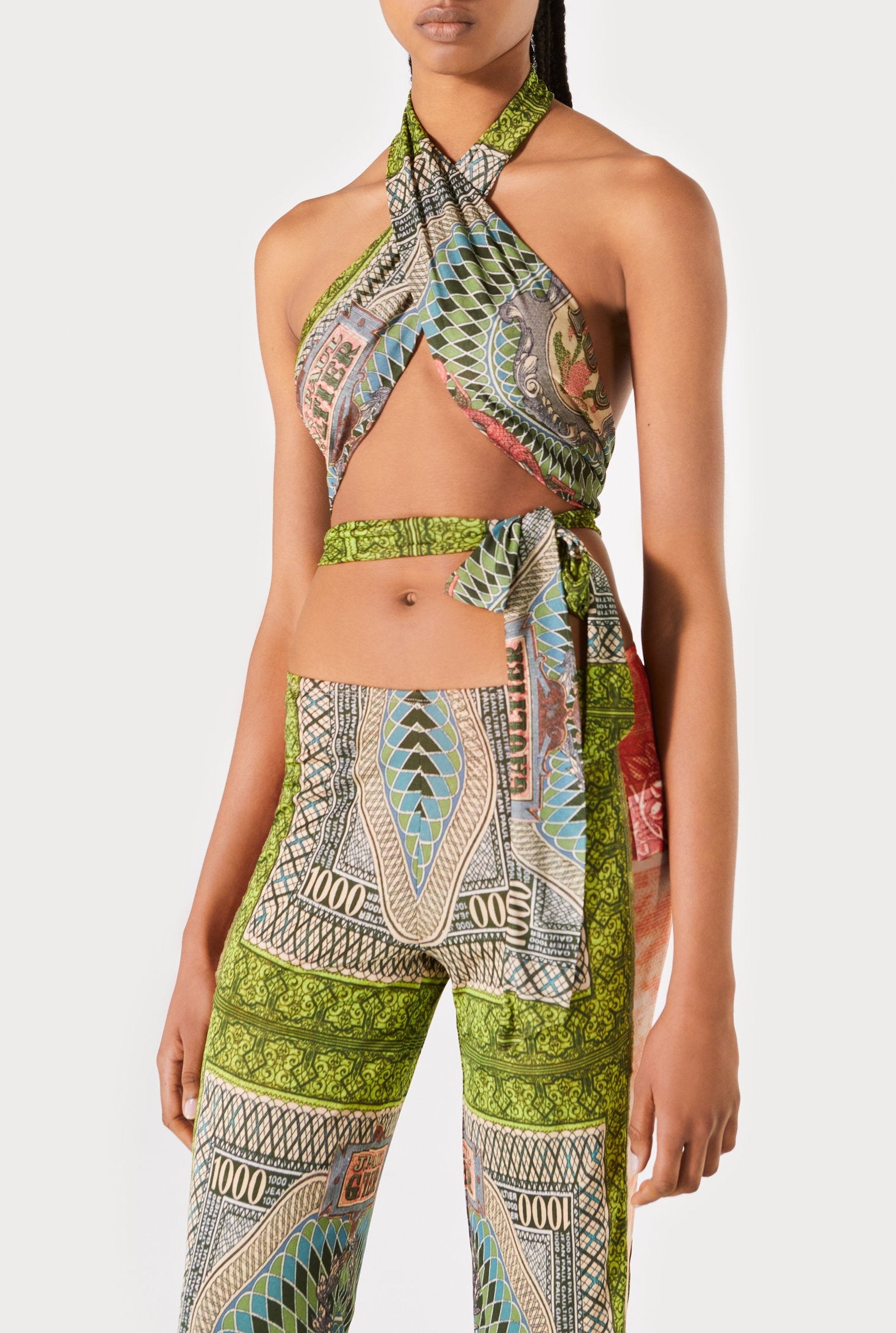 Top cache-cœur imprimé - Multicolor