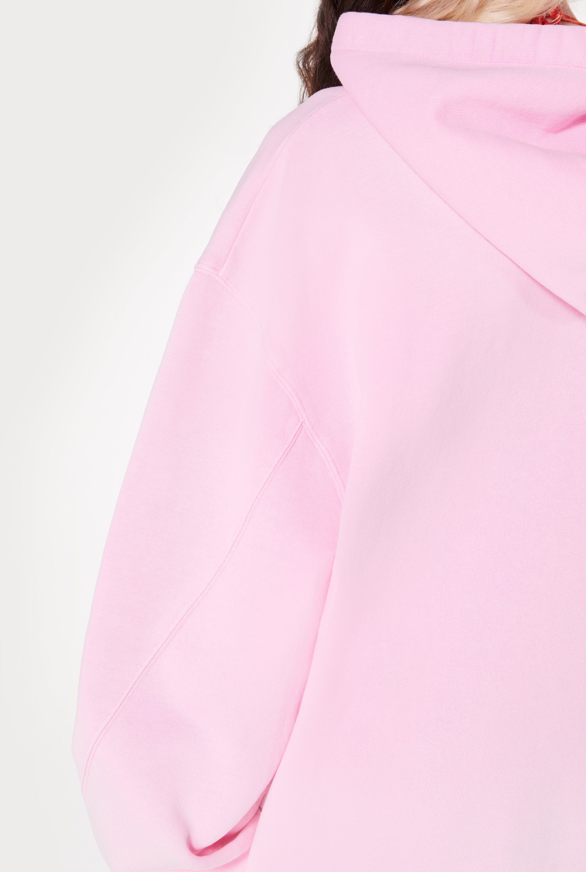 Evidently tie and dye unisex hoodie - Pink Bleached