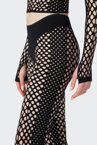 Legging Cyber en résille - Black
