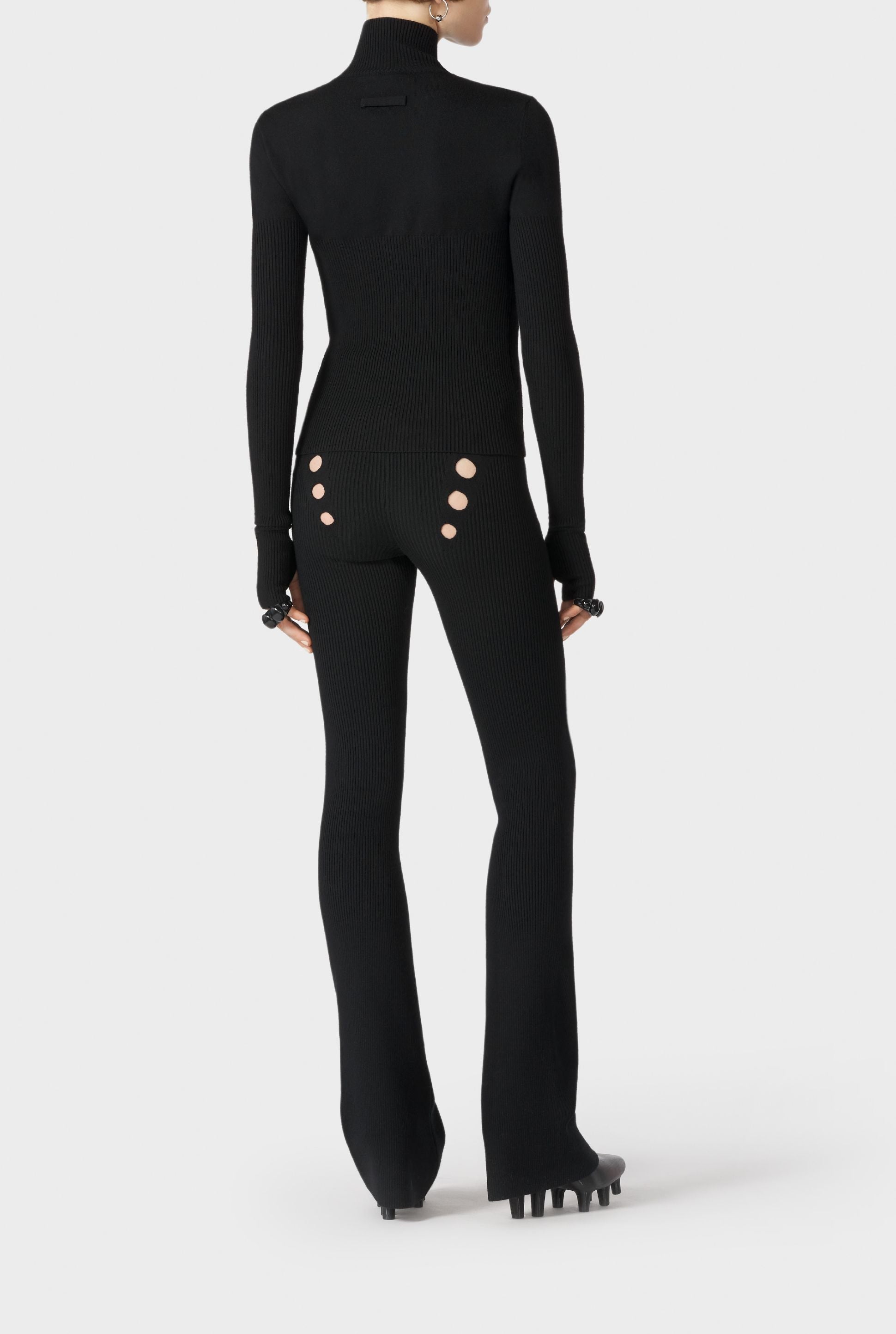 Pantalon Cyber en laine - Black