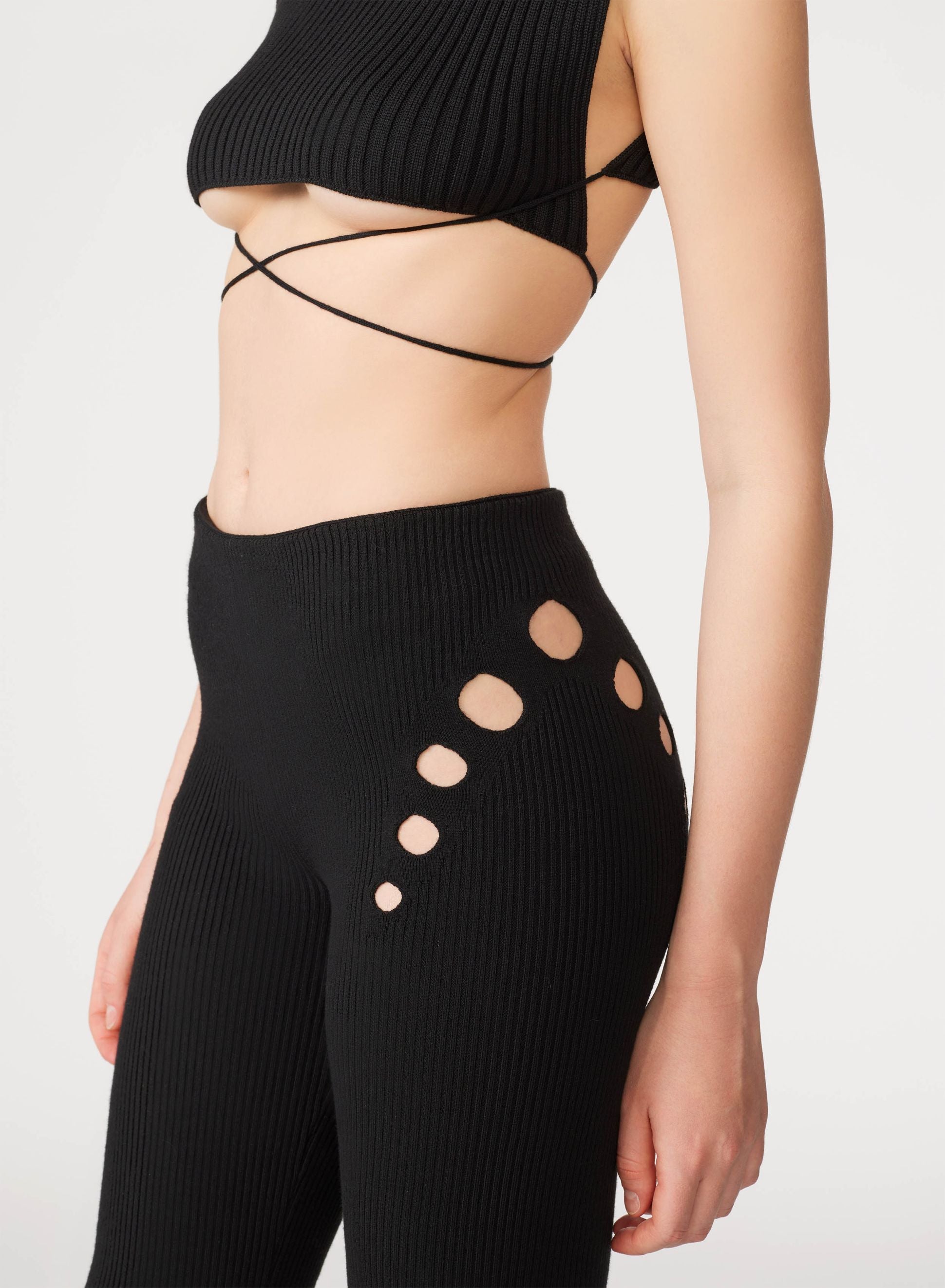 Pantalon Cyber en laine - Black