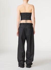 Cyber wool corset - Dark Grey