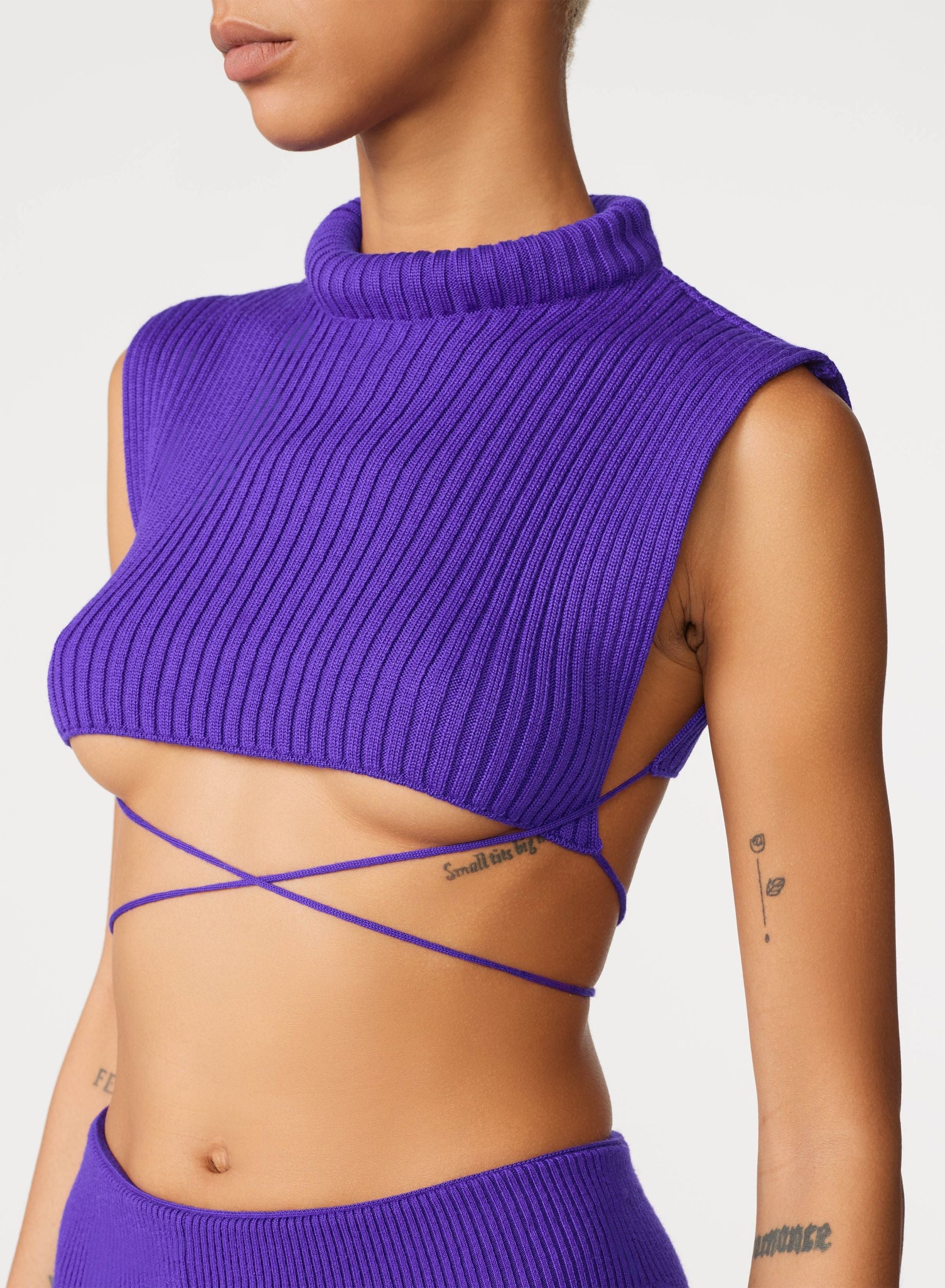 Top court Cyber en laine - Purple