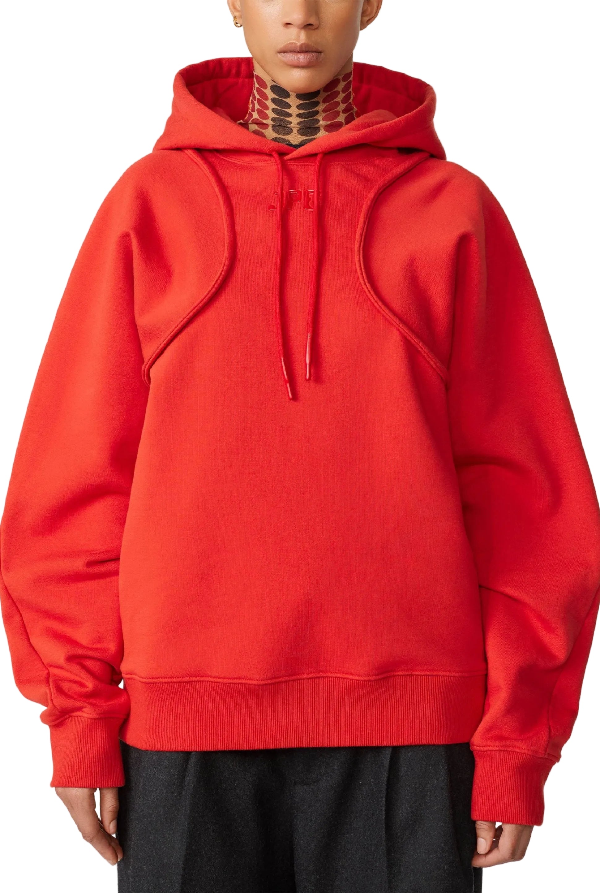 Sweat à capuche Cyber avec logo - Red