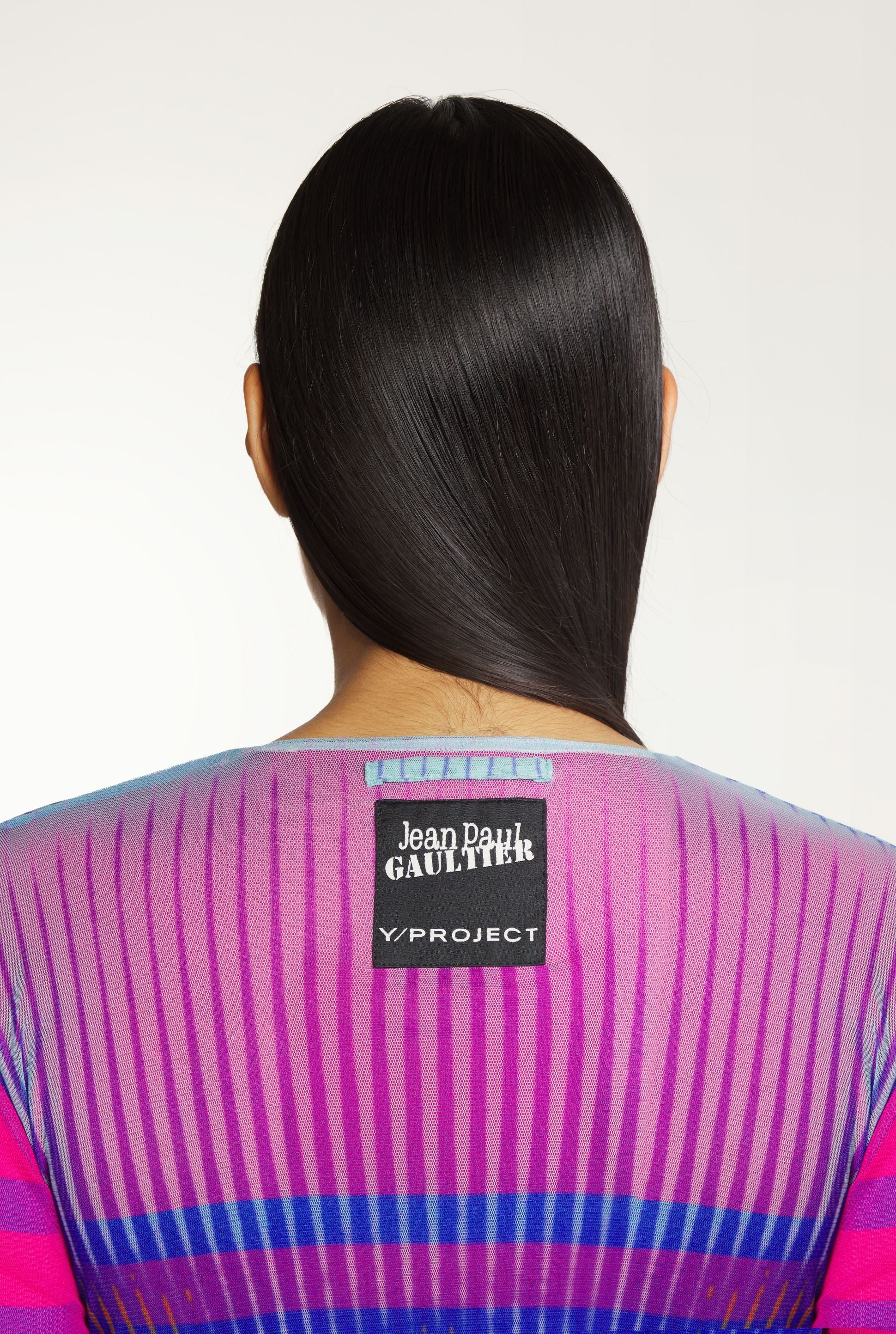 Body JPG x Yproject marinière à manches longues - Pink & Blue