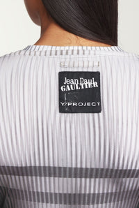 Robe longue JPG x Yproject imprimée - Black & White