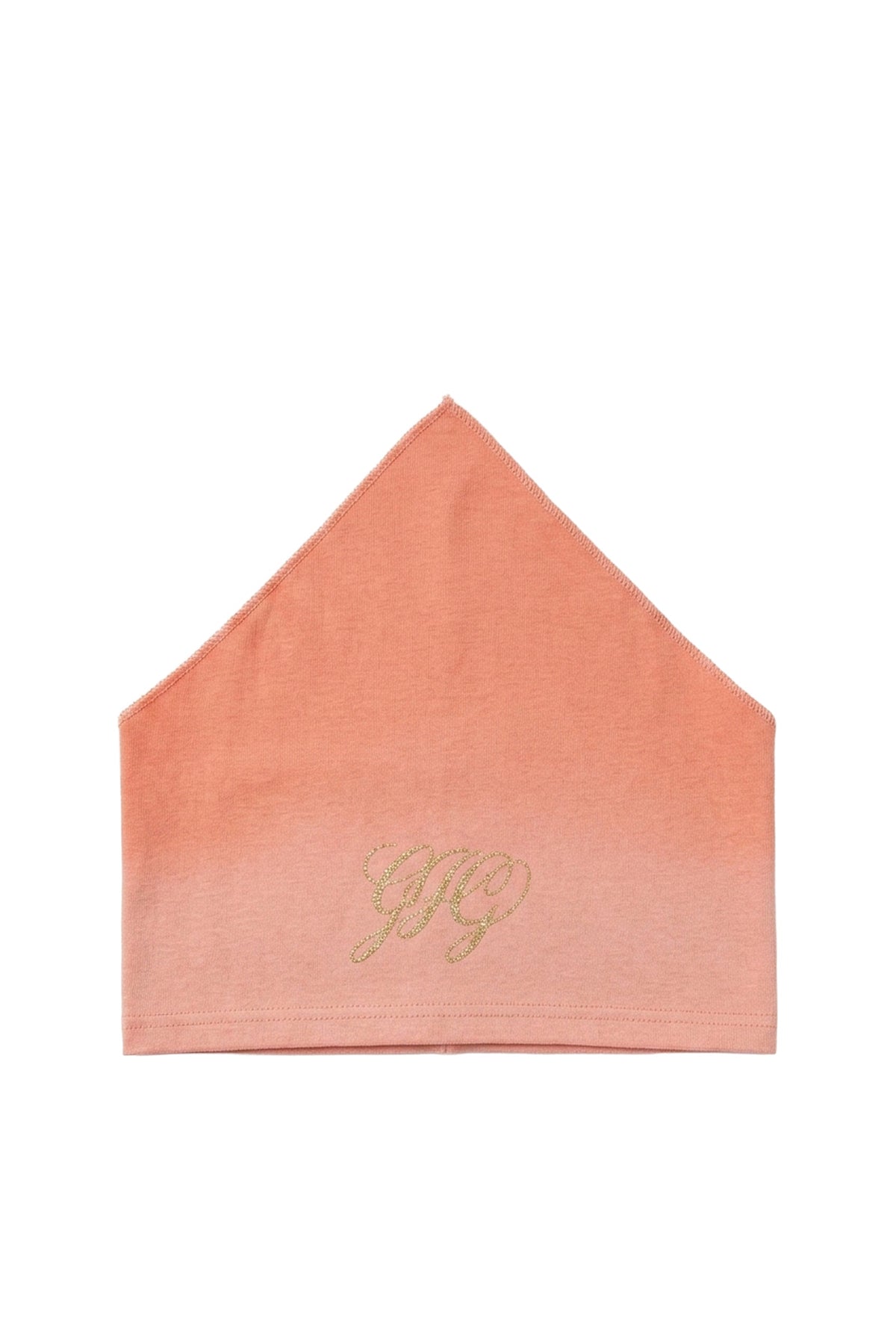 Foulard unisexe tie and dye - Orange Bleached