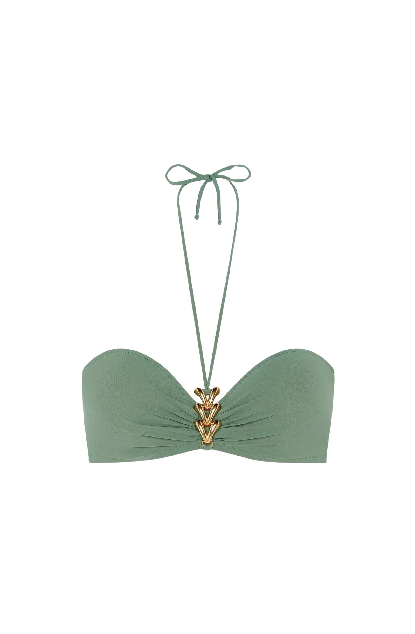 Haut de bikini bandeau Meryl - Amande