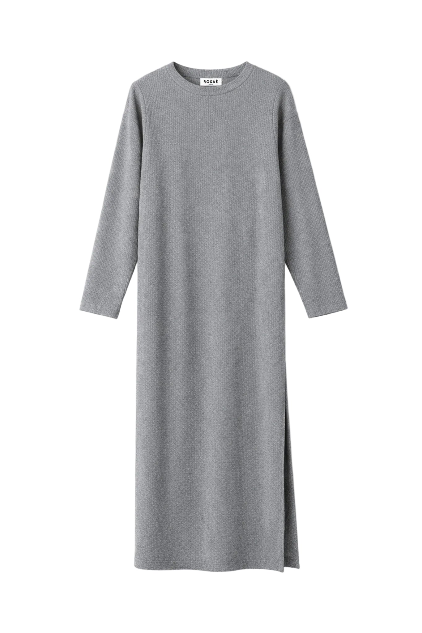 Robe longue Le Vivienne en maille - Gris Moyen
