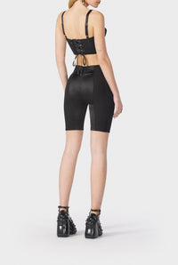 Brassière Tattoo en satin - Black
