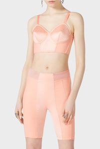 Brassière Tattoo en satin - Salmon