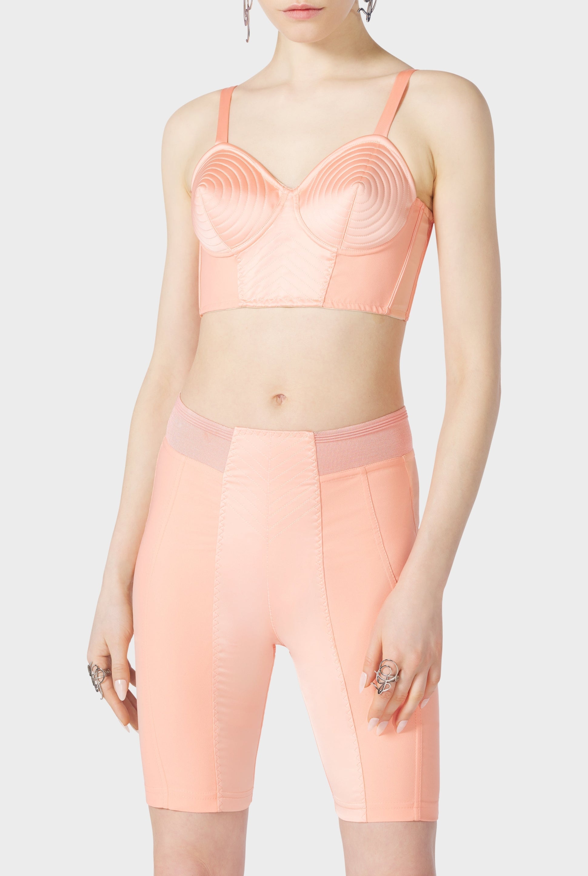 Brassière Tattoo en satin - Salmon