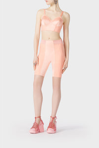 Brassière Tattoo en satin - Salmon