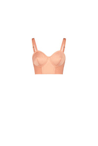 Brassière Tattoo en satin - Salmon