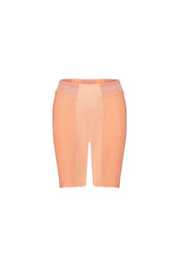 Cycliste Flower en satin - Salmon
